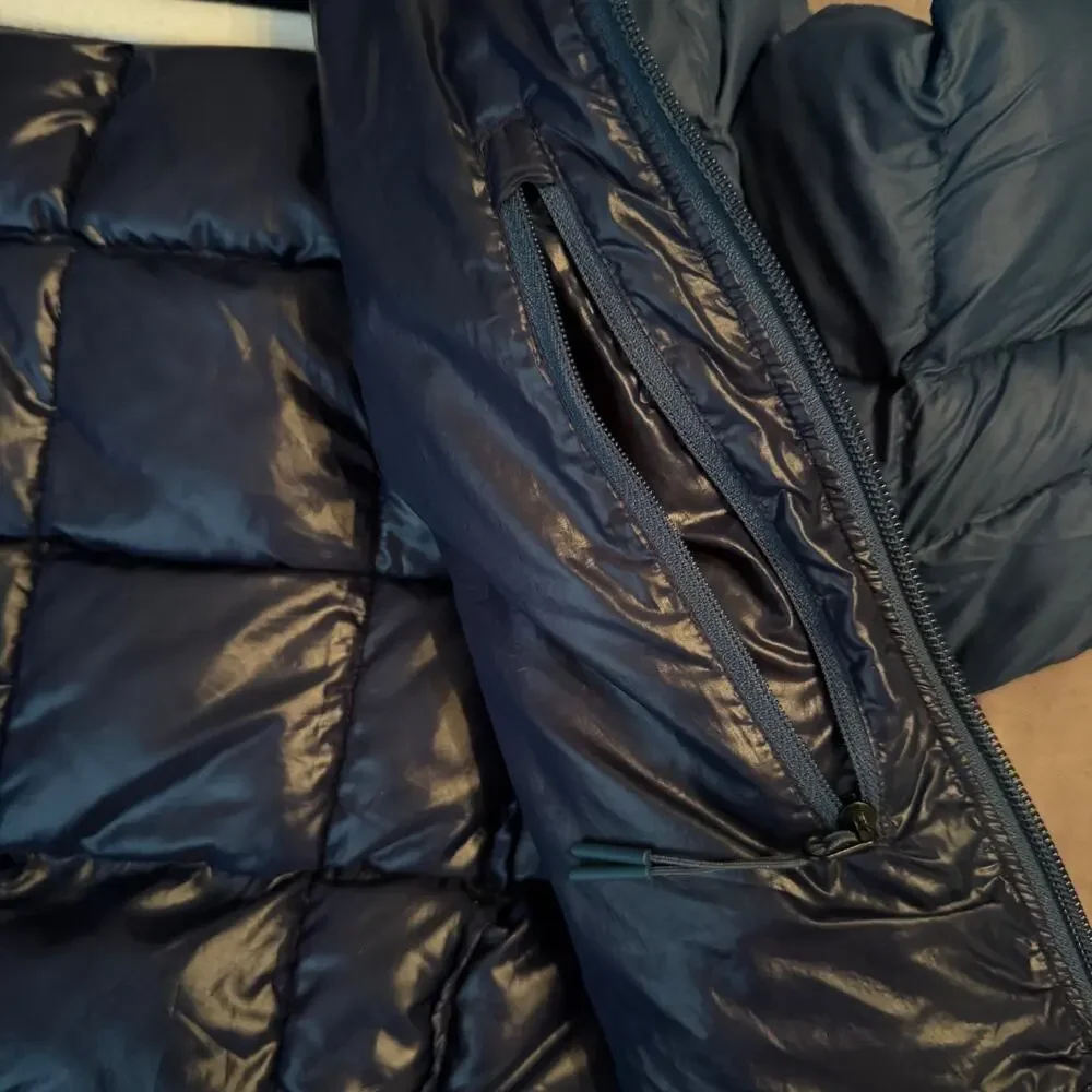 The North Face Mens Thermoball Eco Puffer Jacket Coat Blue‎ Size Large
